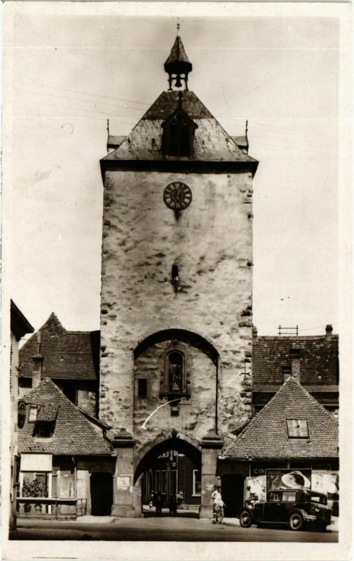 Carte postale ancienne Molsheim La vieille porte à Molsheim