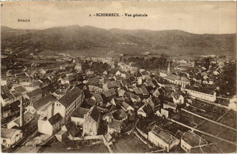 Carte postale ancienne Schimeck Vue Generale