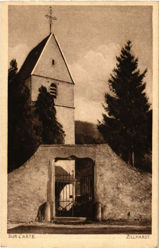 Carte postale ancienne Zillhardt - Sur L'Hate