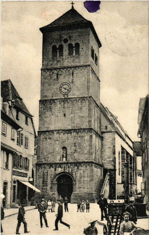 Carte postale ancienne Saverne - Zabern - Eglise - Pfarrkirche à Saverne