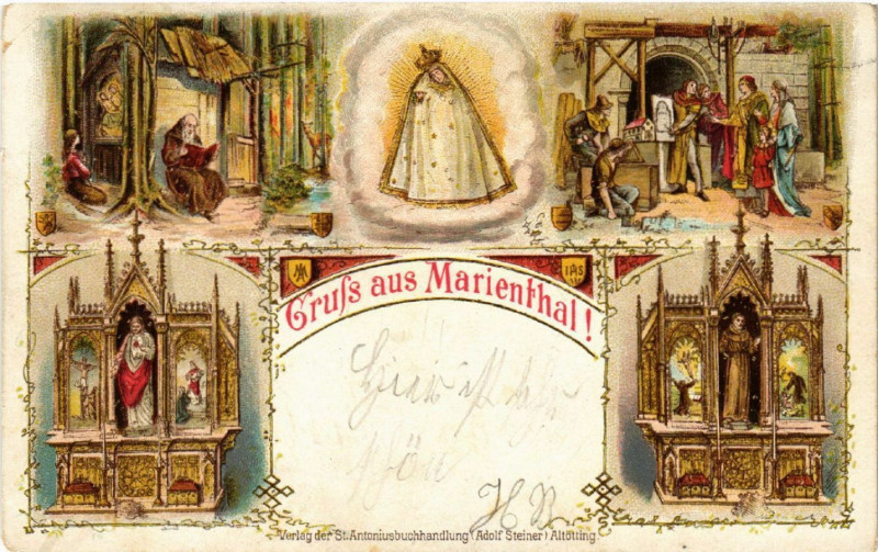 Carte postale ancienne Marienthal - Scenes