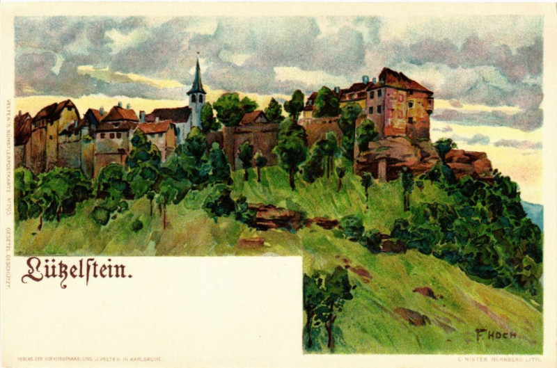Carte postale ancienne Lurelstein - Vue - Litho