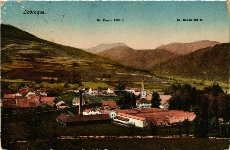 Carte postale ancienne Labroque - Vue générale