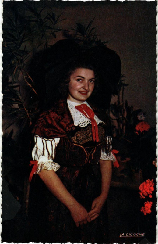 Carte postale ancienne Jeune Alsacienne - Folklore - Type