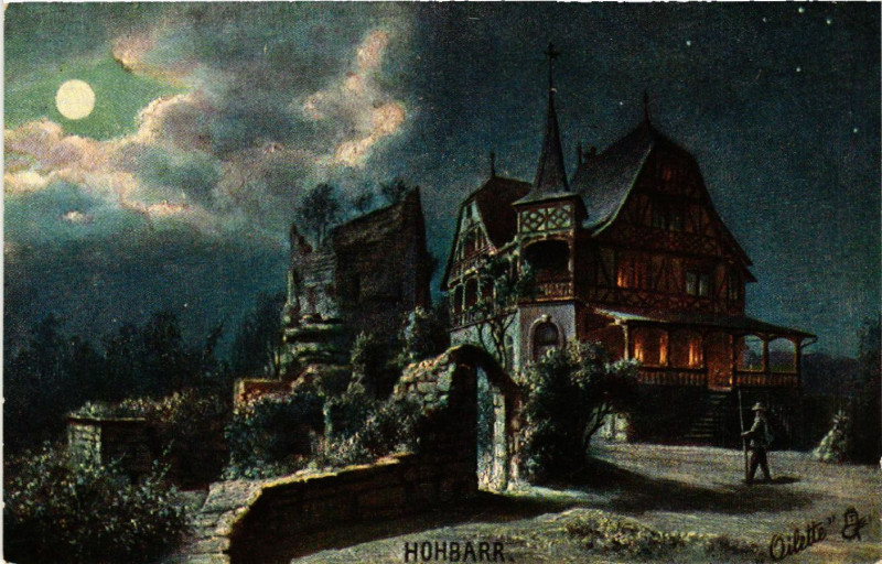 Carte postale ancienne Hohbarr - Chateau à Barr