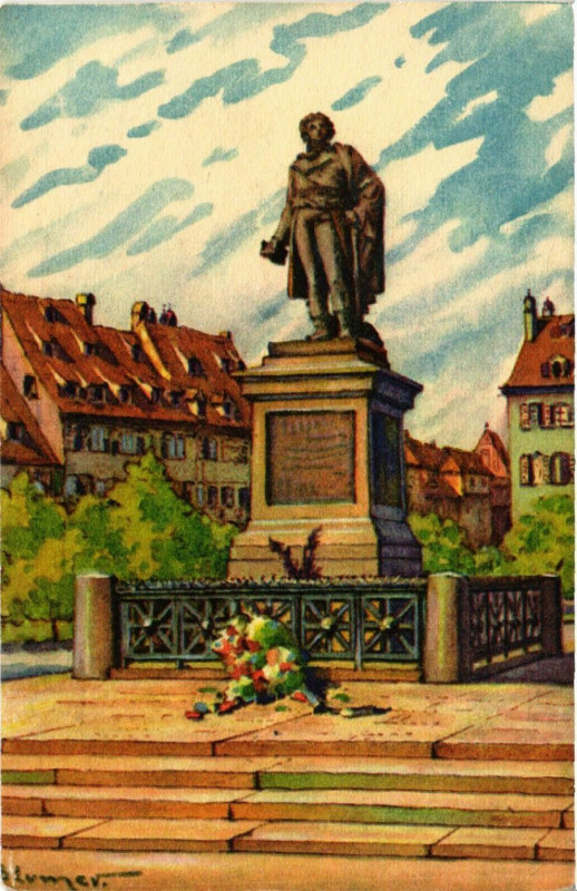 Carte postale ancienne Strasbourg - La Place Kleber à Strasbourg