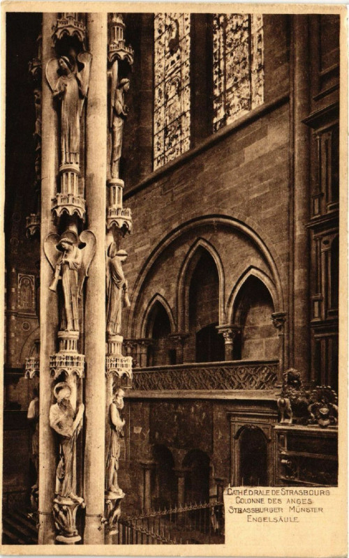 Carte postale ancienne Cathedrale de Strasbourg à Strasbourg
