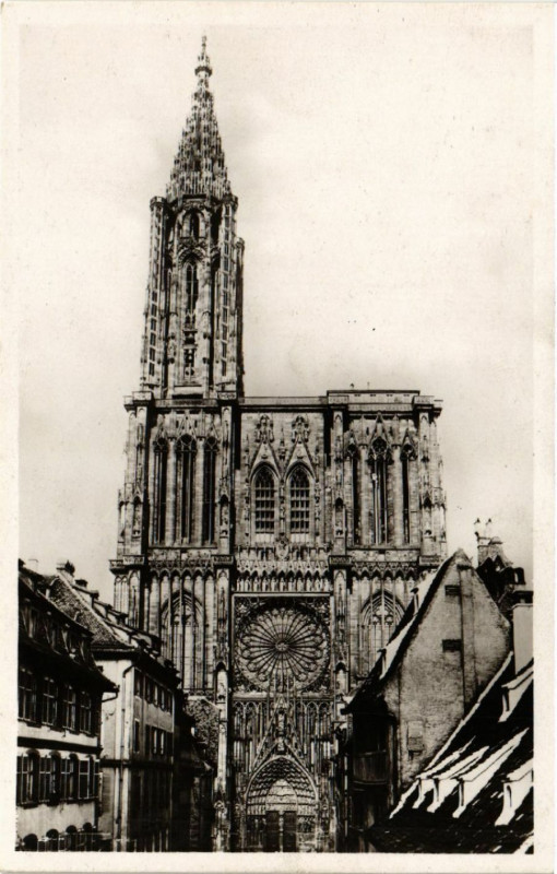 Carte postale ancienne Strasbourg - La Cathedrale à Strasbourg
