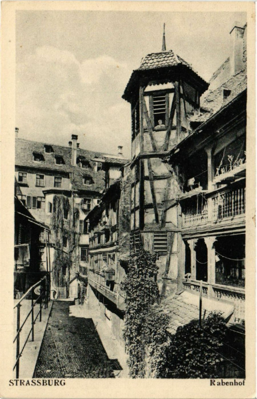 Carte postale ancienne Strassburg - Rabenhof