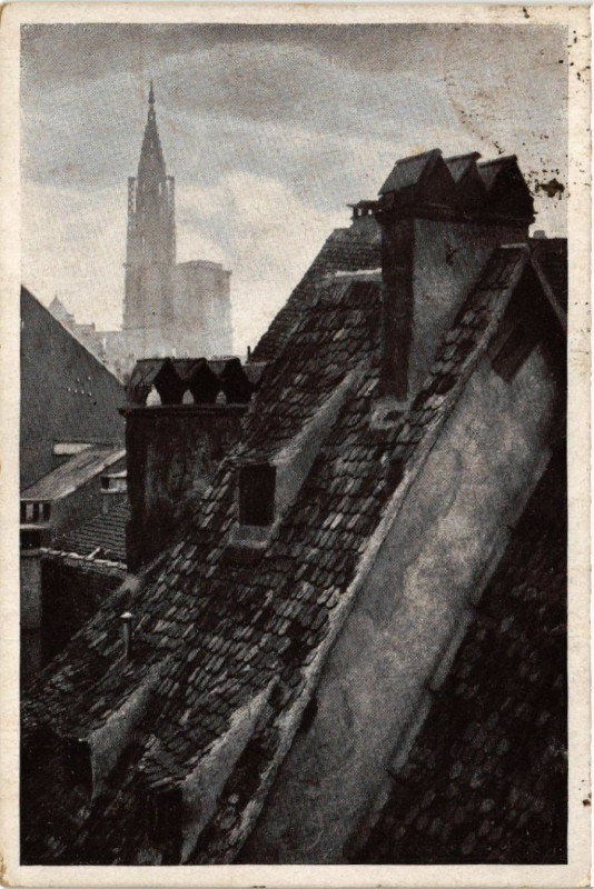 Carte postale ancienne Strasbourg - La Cathedrale à Strasbourg