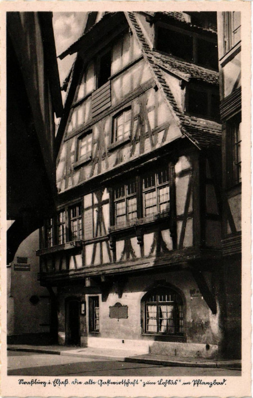 Carte postale ancienne Strasbourg à Strasbourg
