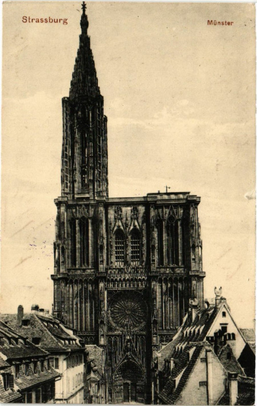 Carte postale ancienne Strassburg - Munster