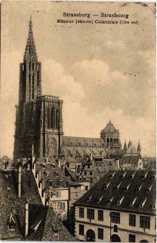 Carte postale ancienne Strasbourg - Munster à Strasbourg