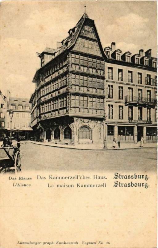 Carte postale ancienne Strassburg - L'Alsace