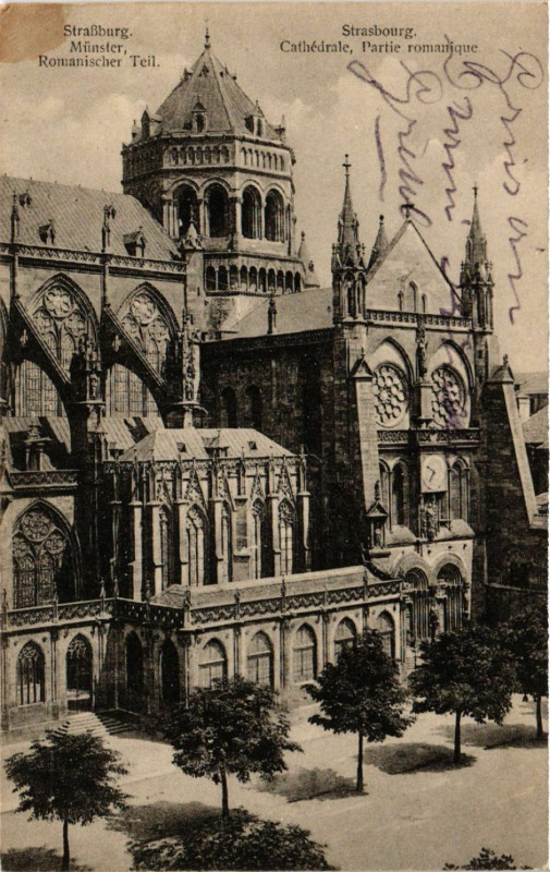 Carte postale ancienne Strassburg - Munster