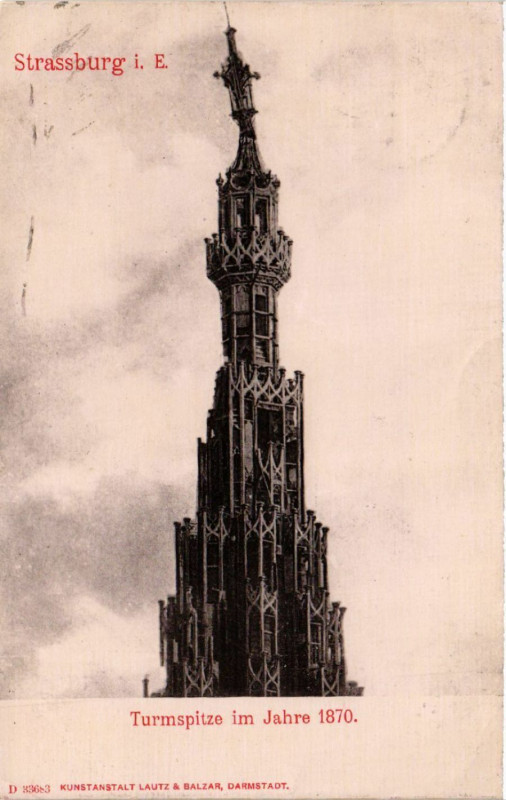 Carte postale ancienne Strassburg