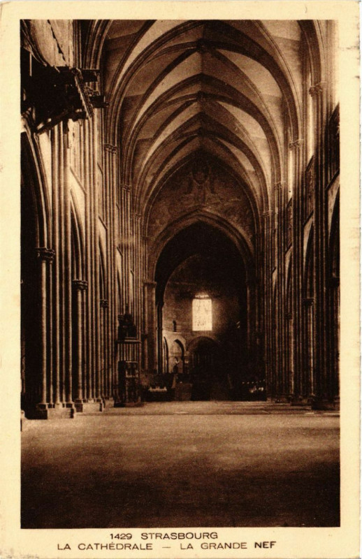 Carte postale ancienne Strasbourg - La Cathedrale à Strasbourg