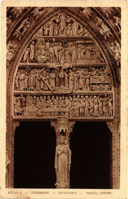 Carte postale ancienne Strasbourg - Cathedrale à Strasbourg