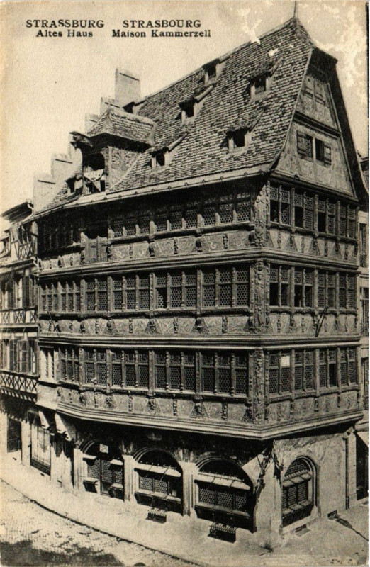 Carte postale ancienne Strassburg - Altes Haus