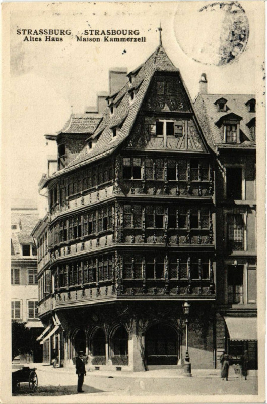 Carte postale ancienne Strassburg - Altes Haus