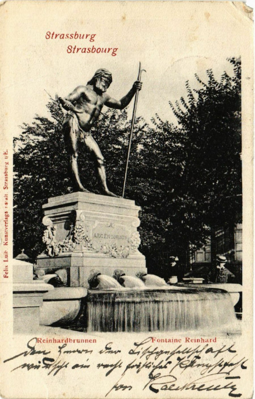 Carte postale ancienne Strasbourg à Strasbourg