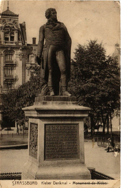Carte postale ancienne Strassburg - Kleber Denkmal
