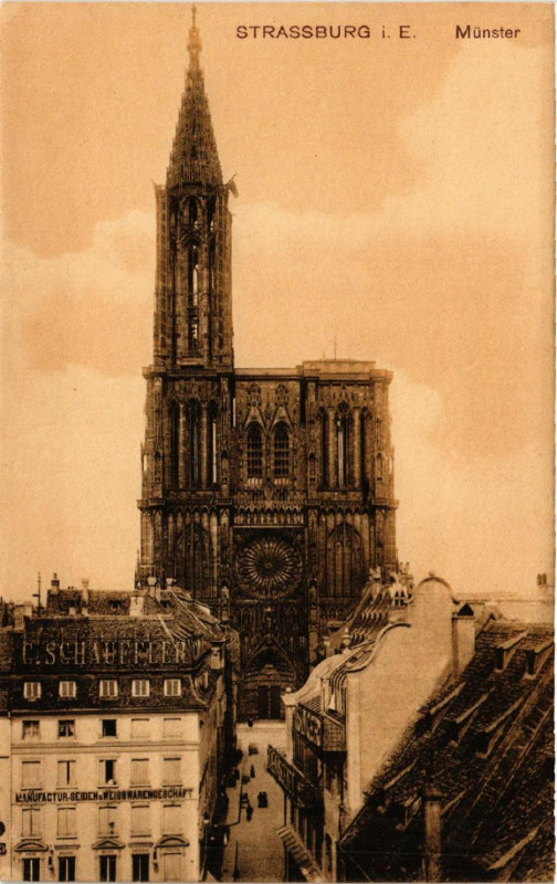 Carte postale ancienne Strassburg - Munster