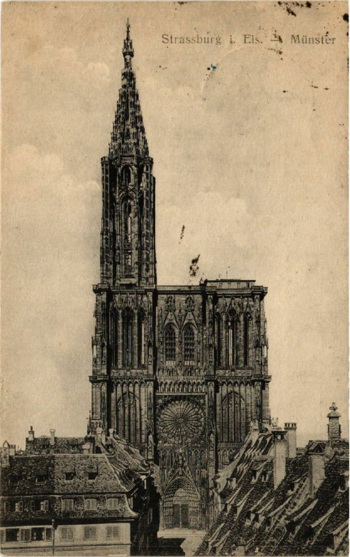 Carte postale ancienne Strassburg - Munster