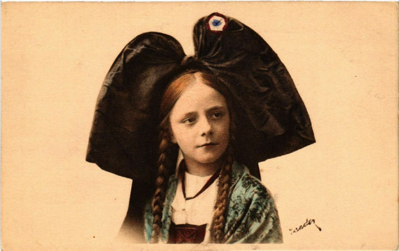 Carte postale ancienne Type d'Alsacienne - Type - Folklore