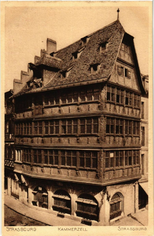 Carte postale ancienne Strasbourg - Strassburg - KammerZELL à Strasbourg