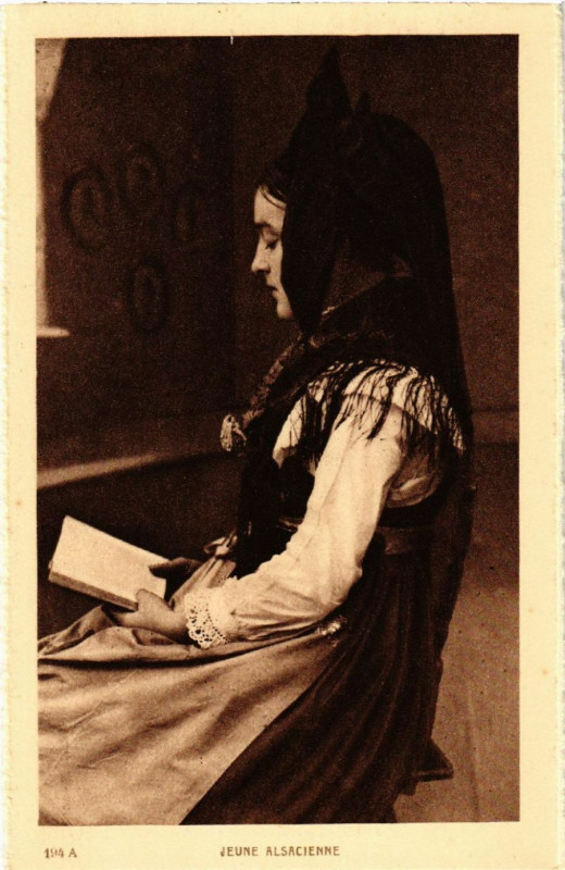 Carte postale ancienne Jeune Alsacienne - Folklore - Type