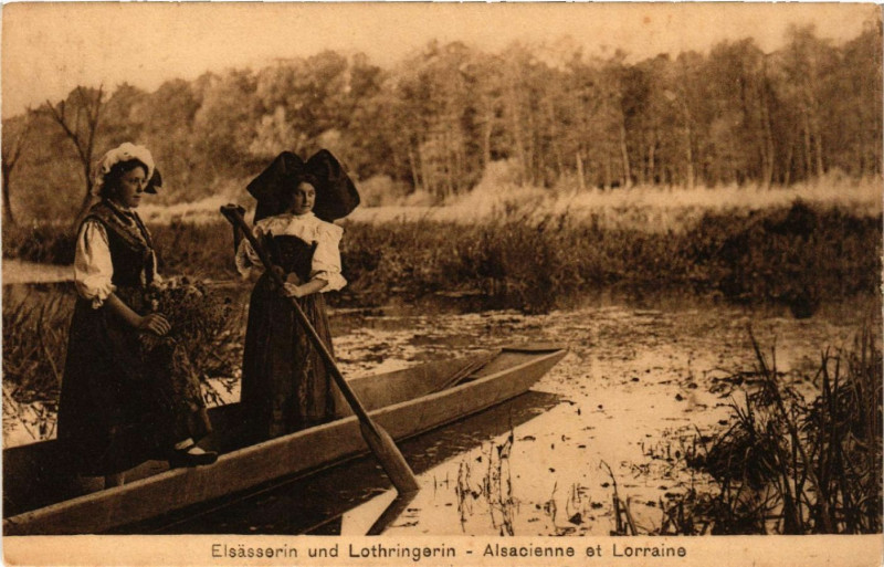 Carte postale ancienne Elsasserin und Lothringerin - Alsacienne et Lorraine - Folklore