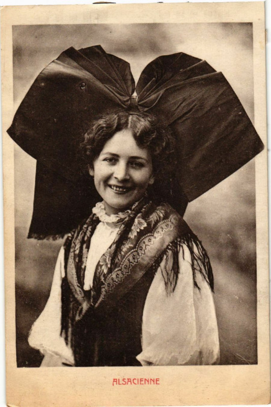 Carte postale ancienne Alsacienne - Folklore - Type