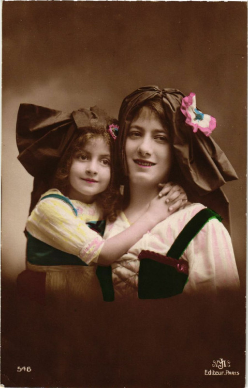 Carte postale ancienne Alsace - Elsass - Folklore - Types