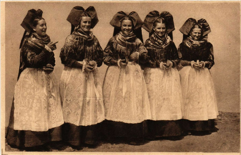 Carte postale ancienne Alsace - Elsass - Folklore - Types