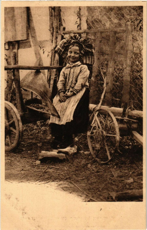 Carte postale ancienne Alsace - Elsass - Folklore - Type