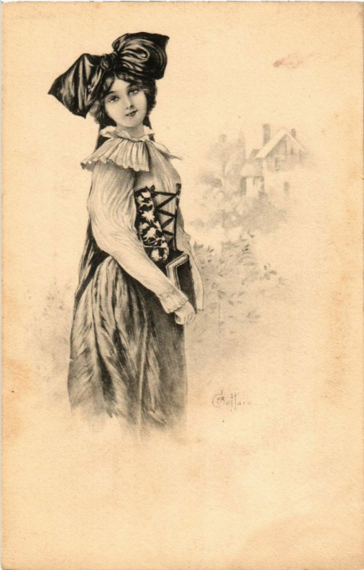 Carte postale ancienne Alsace - Elsass - Folklore - Type