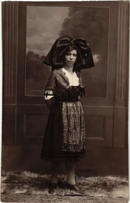 Carte postale ancienne Alsace - Elsass - Folklore - Type