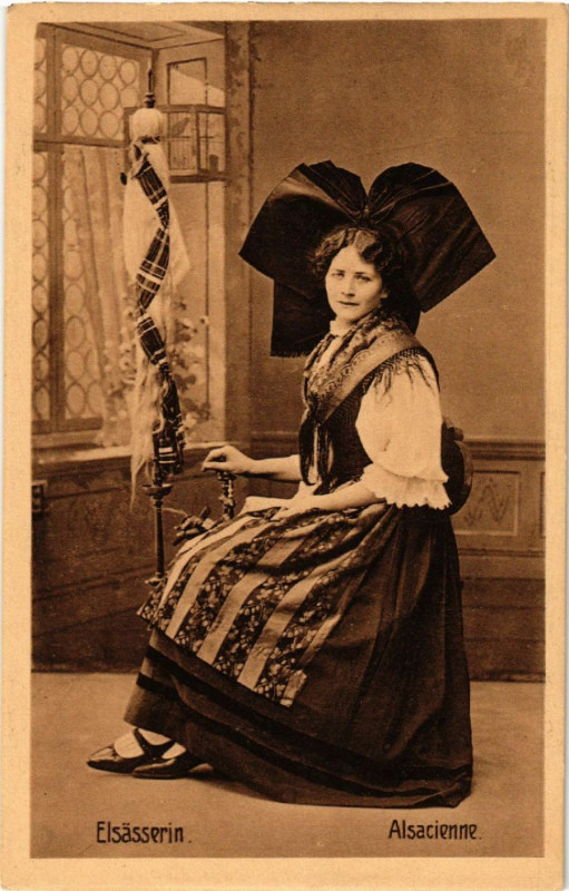 Carte postale ancienne Alsace - Elsass - Folklore - Type