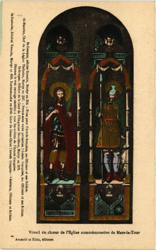 Carte postale ancienne Saint-Georges officier Romain