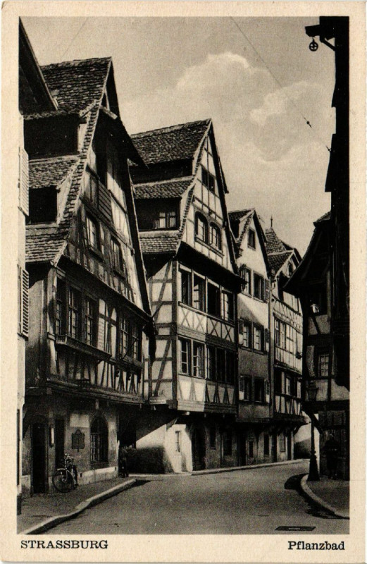 Carte postale ancienne Strassburg - Pfalnzbad
