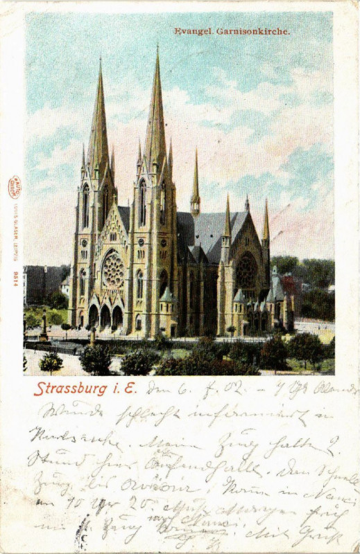 Carte postale ancienne Strassburg i. E.