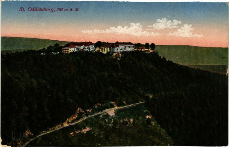 Carte postale ancienne Saint-Odilienberg 763 m u. M. à Berg