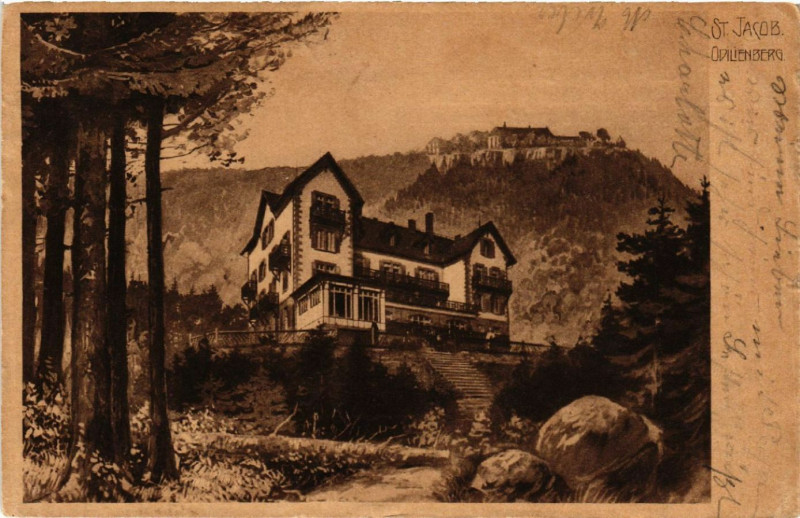 Carte postale ancienne Saint-Jacob - Odilienberg à Berg