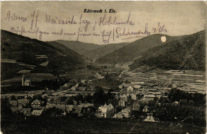 Carte postale ancienne Schirmeck i. Els. à Schirmeck