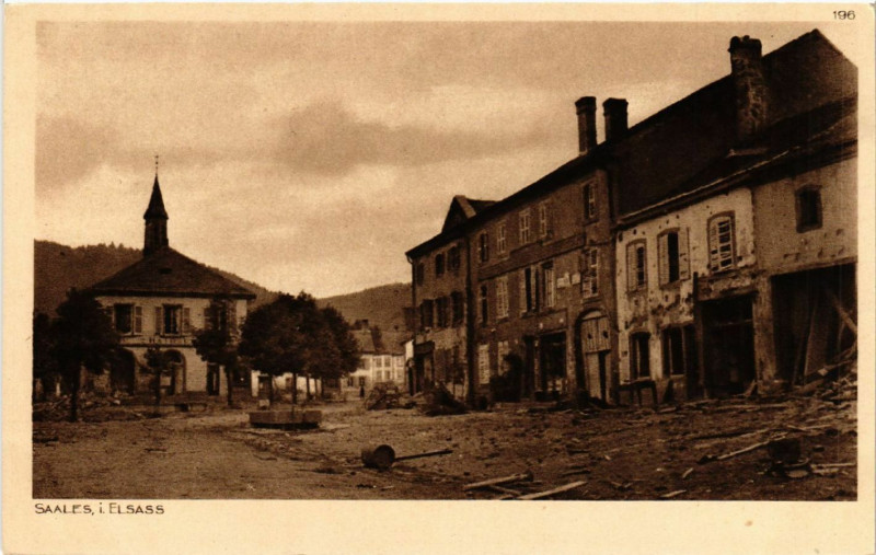 Carte postale ancienne Saales i. Elsass à Saales