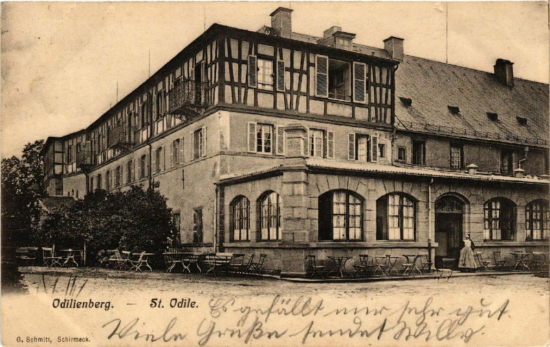 Carte postale ancienne Odilienberg - Saint-Odile à Berg
