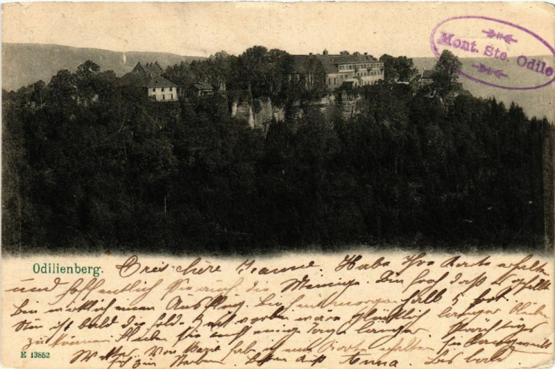 Carte postale ancienne Odilienberg à Berg