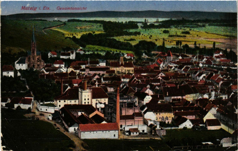Carte postale ancienne Mutzig i. Els. - Gesamtansicht à Mutzig