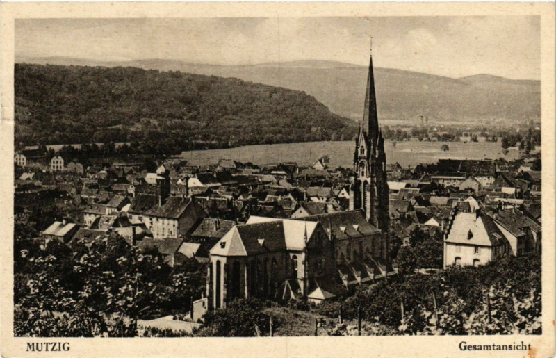 Carte postale ancienne Mutzig - Gesamtansicht à Mutzig